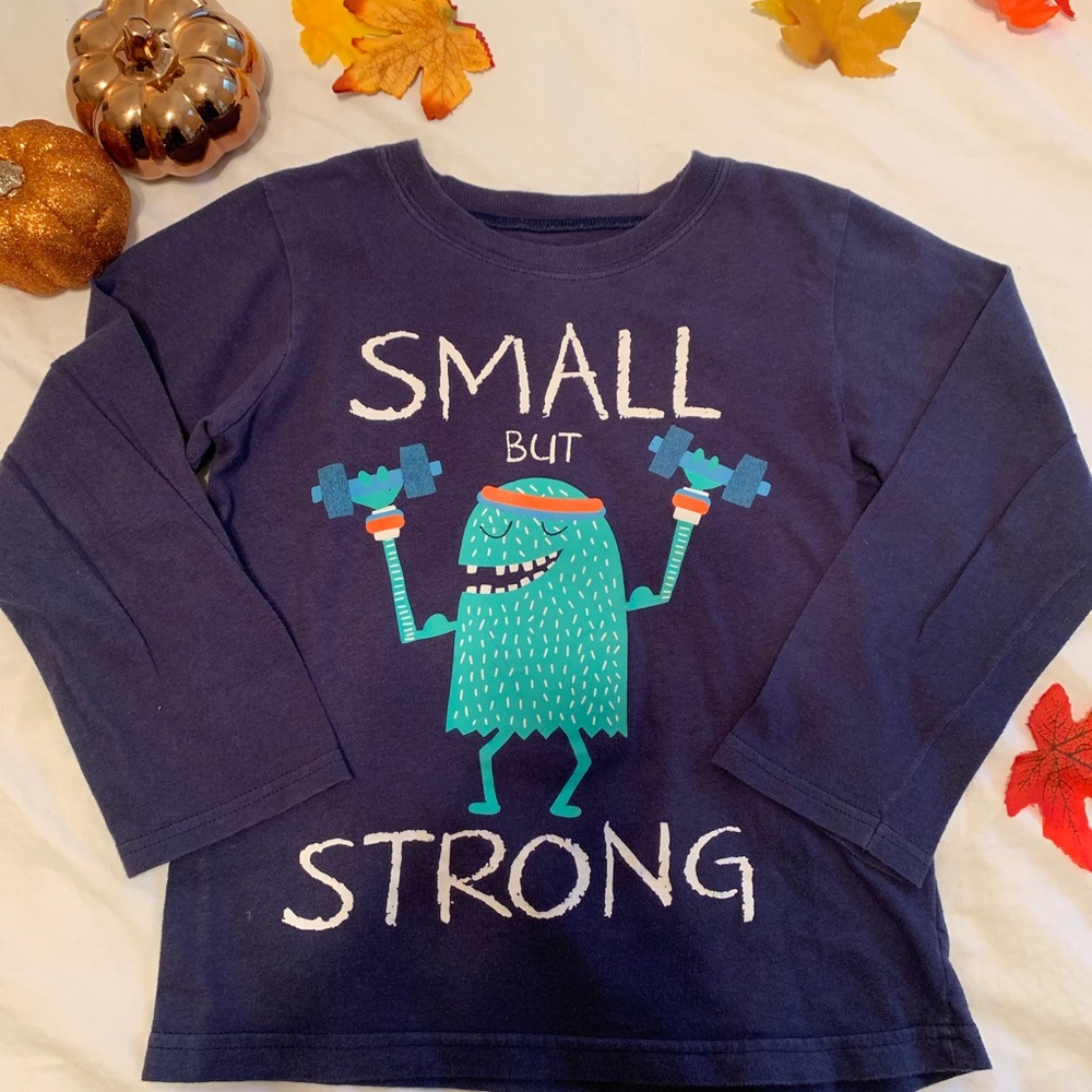 Carter’s Boys Navy Graphic Long Sleeved Tee 4T